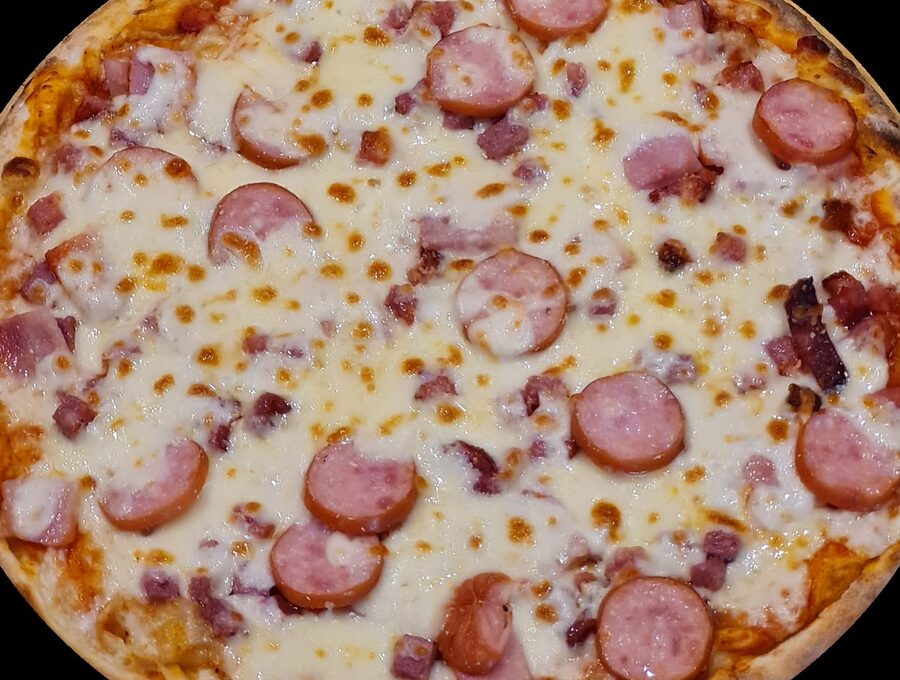 Meaty One pizza