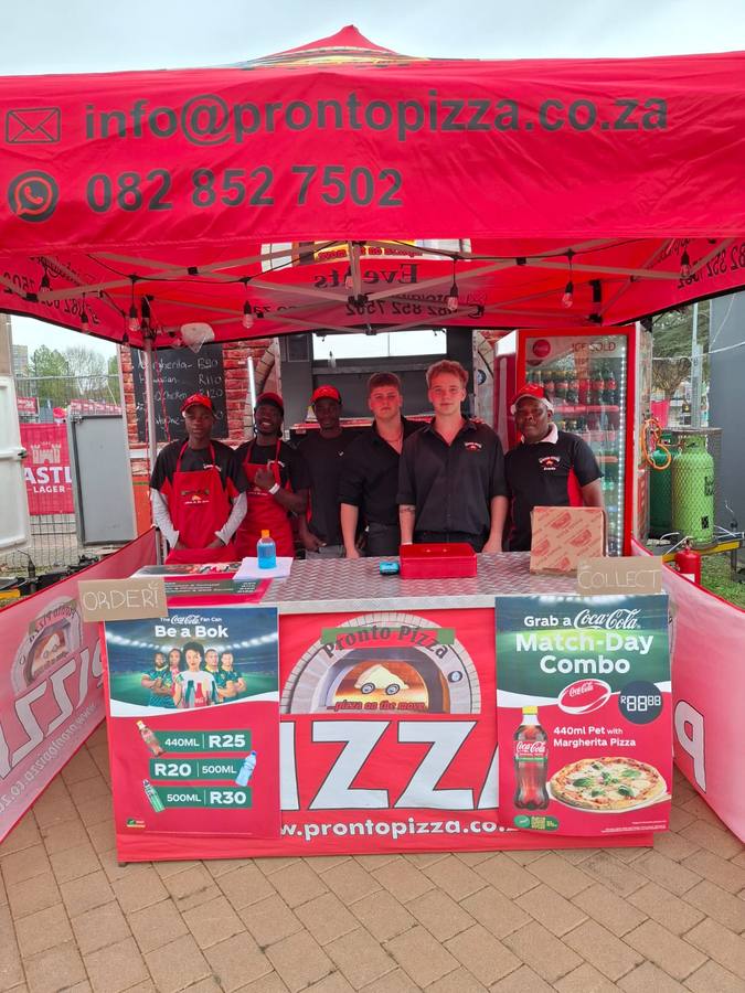 Pronto Pizza at a private function
