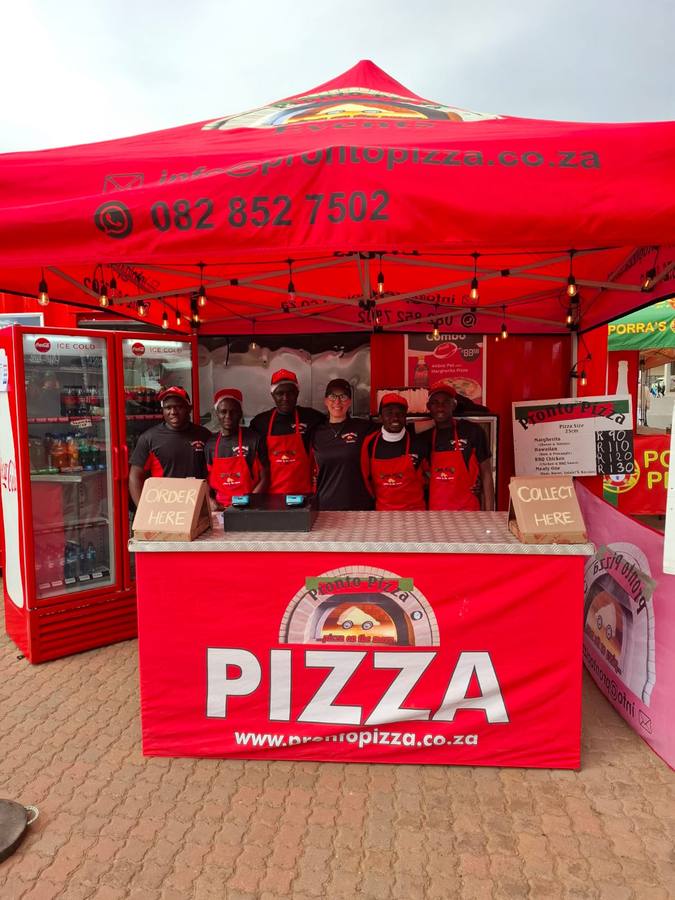 Pronto Pizza at a private function