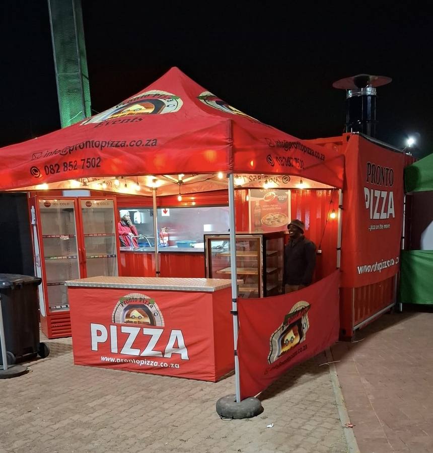 Pronto Pizza at a private function