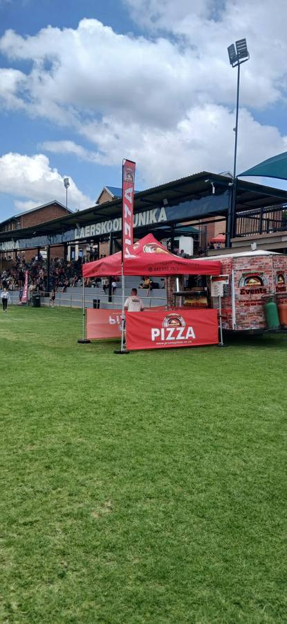 Pronto Pizza set up at a sports ground
