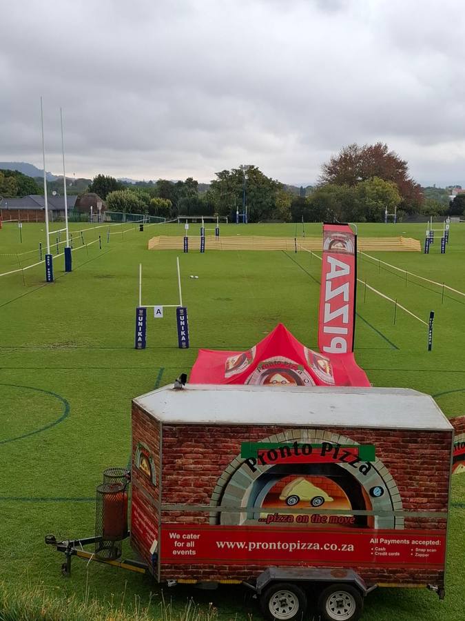 Pronto Pizza set up at a sports ground